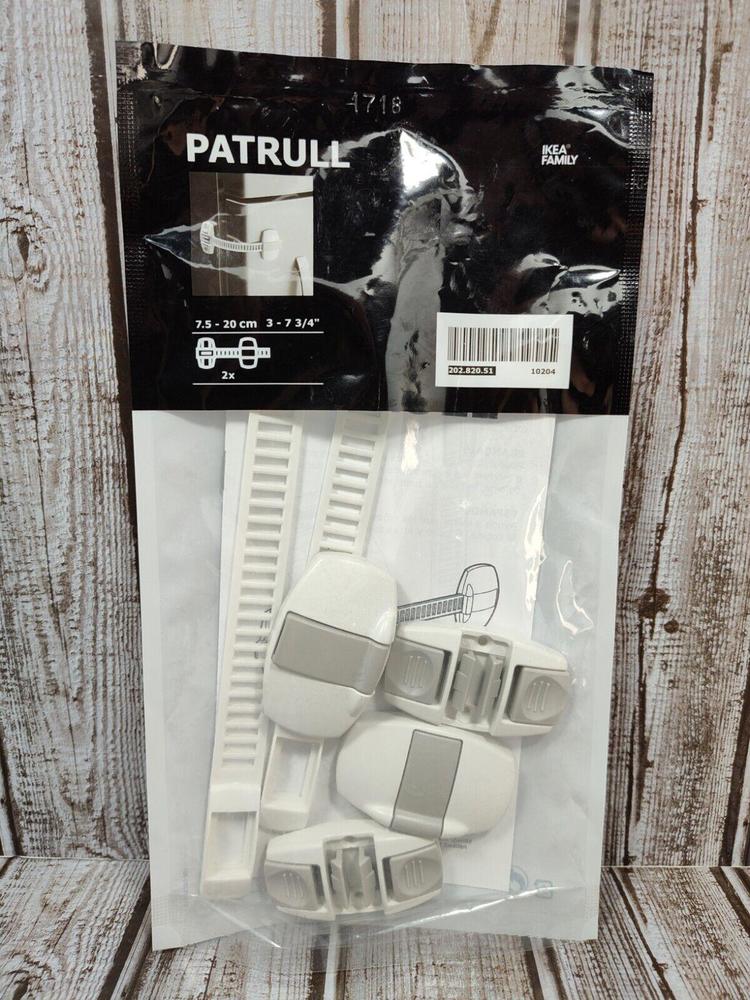 IKEA PATRULL Refrigerator Door Child Safety Lock Pack of 2 New Sealed